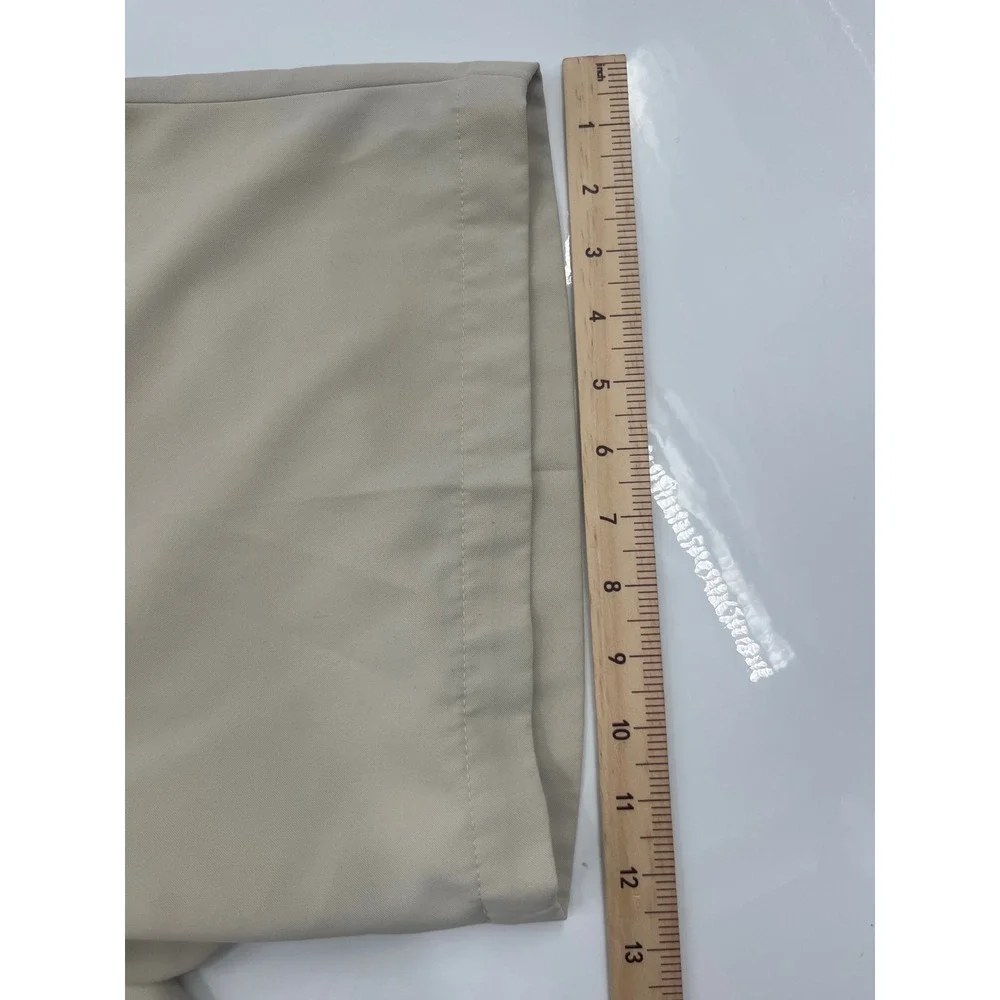 Walter‎ Hagen Mens Golf Shorts Khaki Tan Flat Front Performance Size 36